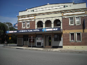 The Lambton Park Hotel in New South Wales, Australia.